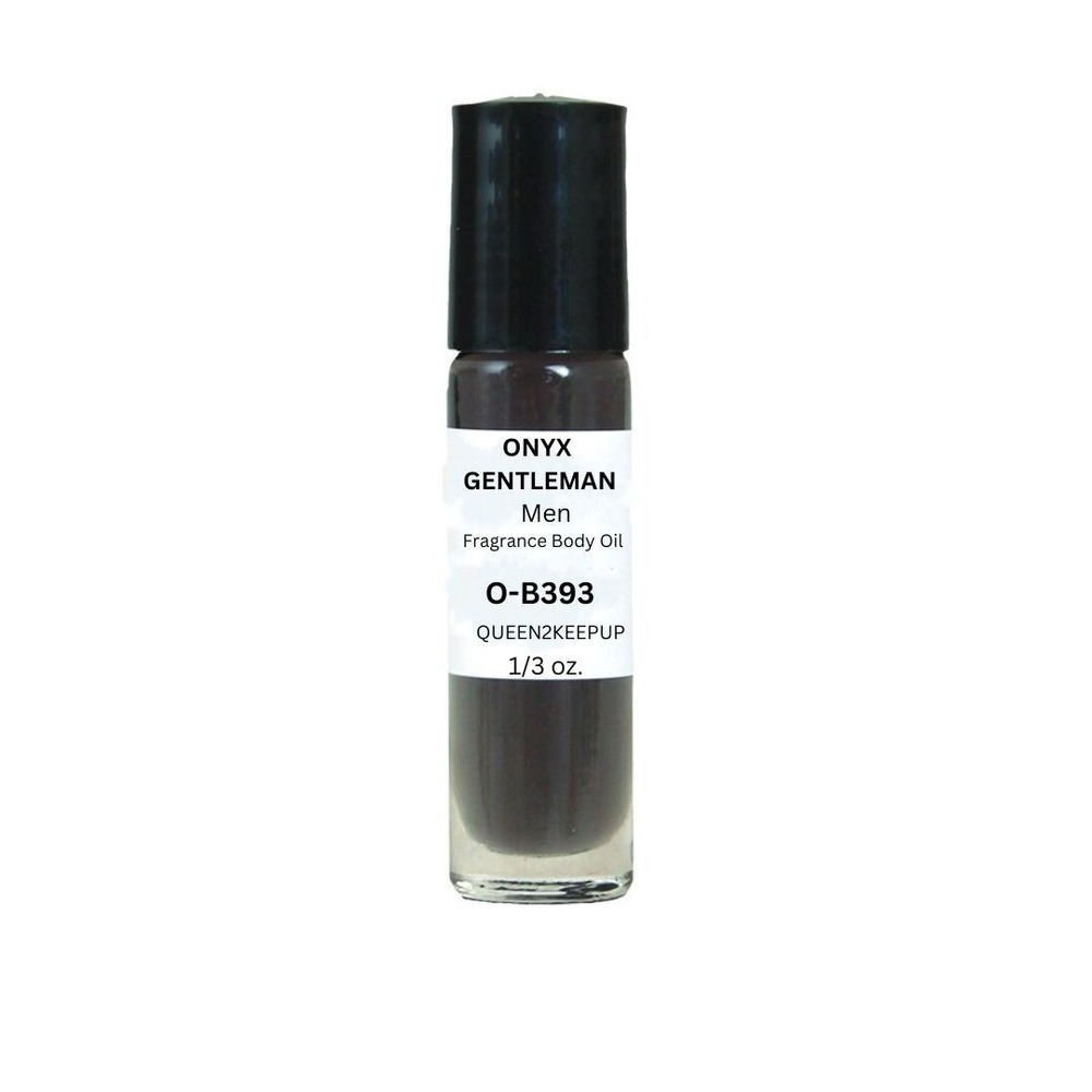 Onyx Gentleman (Men) Body Oil 10 ml Fragrance All Natural 1/3 oz Roll-On Scent